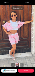 Coordinato a righe bimba