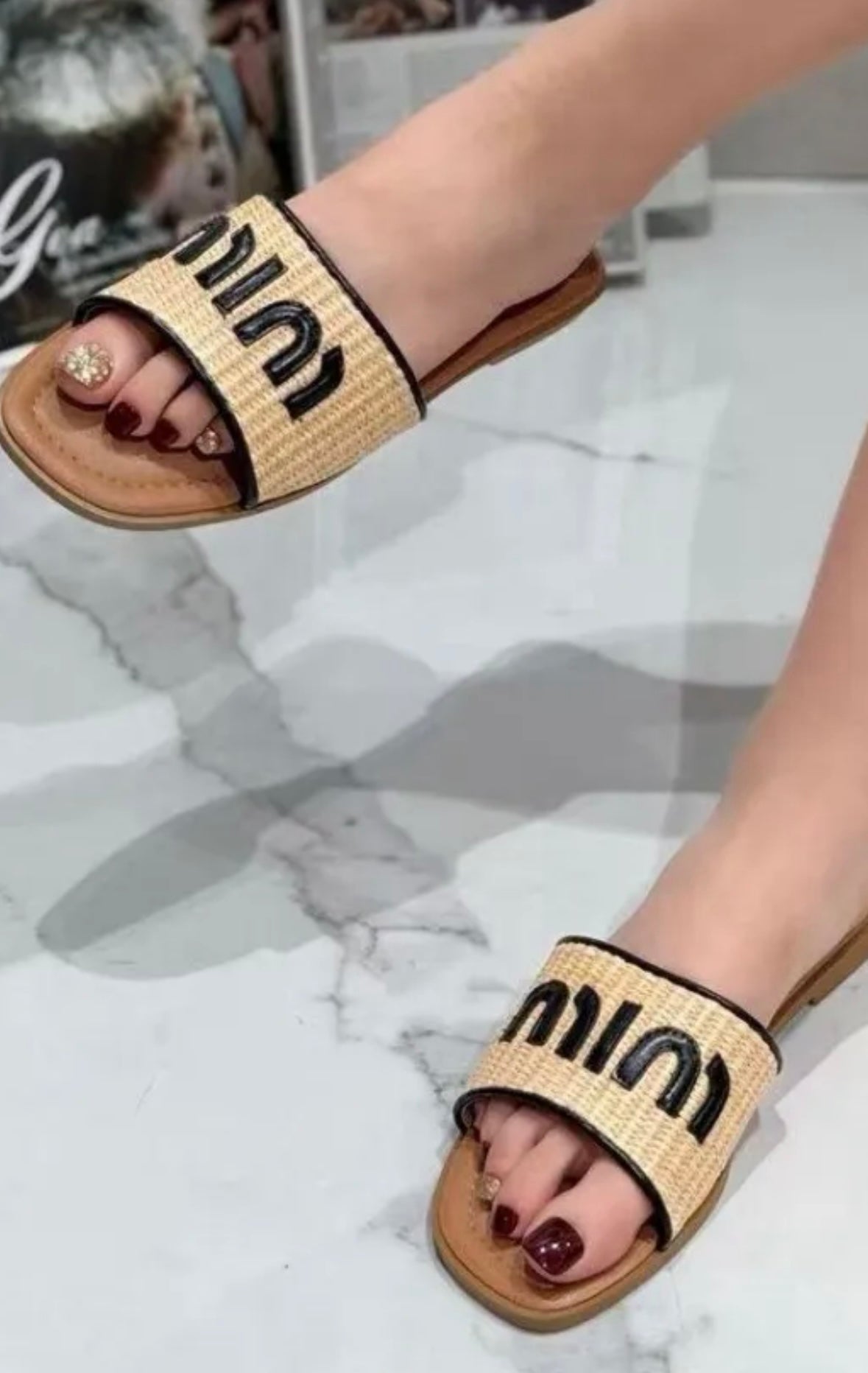 Ciabattina modello MiuMiu