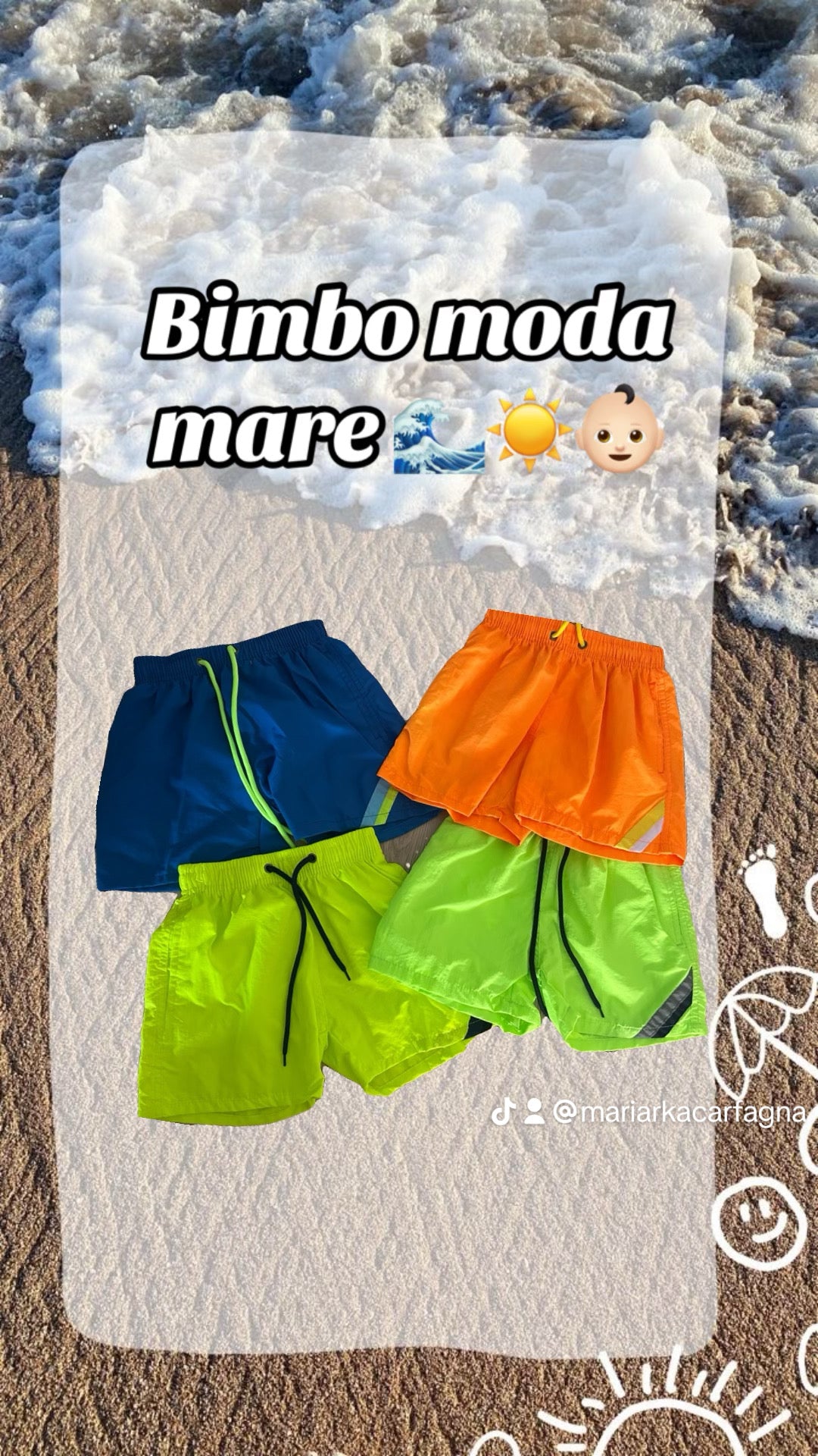 Costume mare bimbo